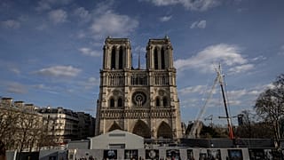 Imagen de la catedral de Notre-Dame de París, Francia, el sábado 17 de febrero de 2024.