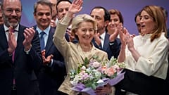 Die Präsidentin der Europäischen Kommission Ursula von der Leyen wird als Spitzenkandidatin der EVP bestätigt, Bukarest 7. März 2024 