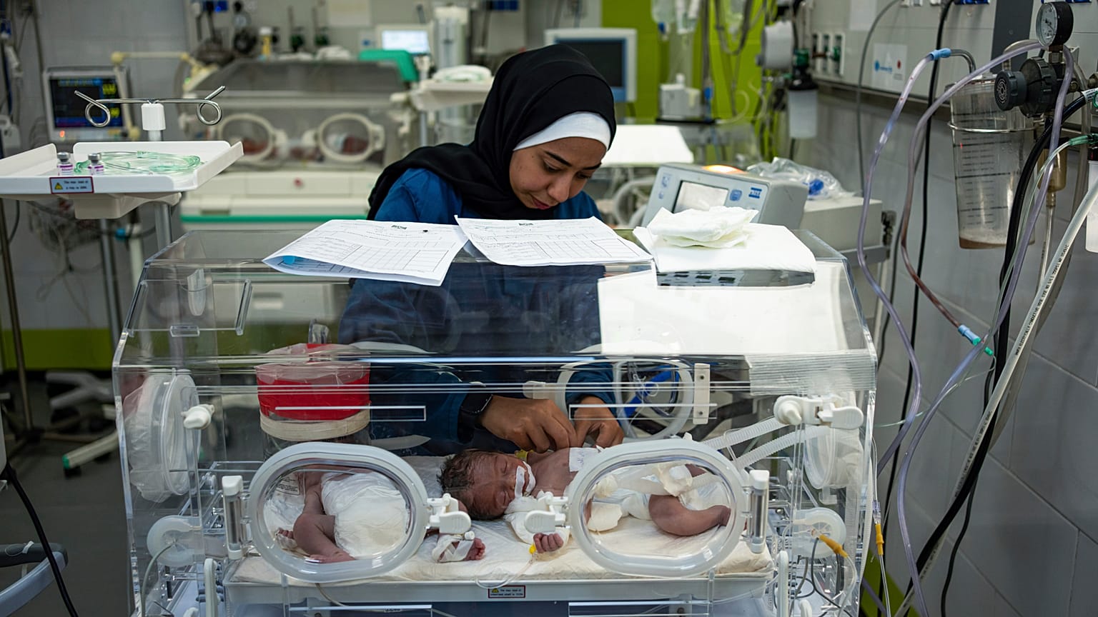  جناح الخدج بالمستشفى الإماراتي في رفح