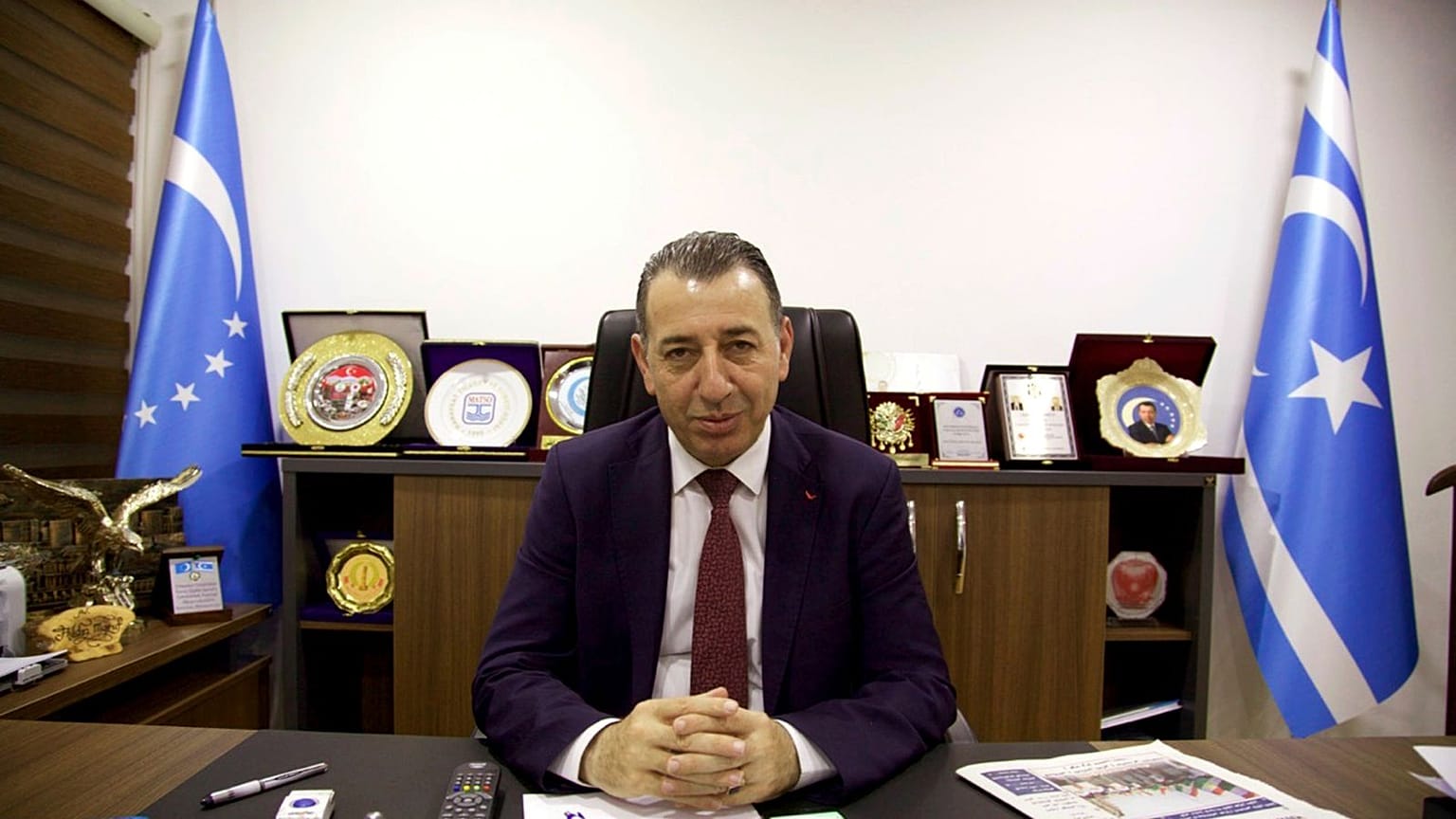 عکس آرشیوی از آیدین معروف، عضو دفتر سیاسی جبهۀ ترکمان اقلیم کردستان عراق