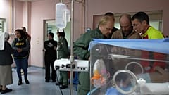 Des habitants de la bande de Gaza tente de fuir les bombardements israéliens.