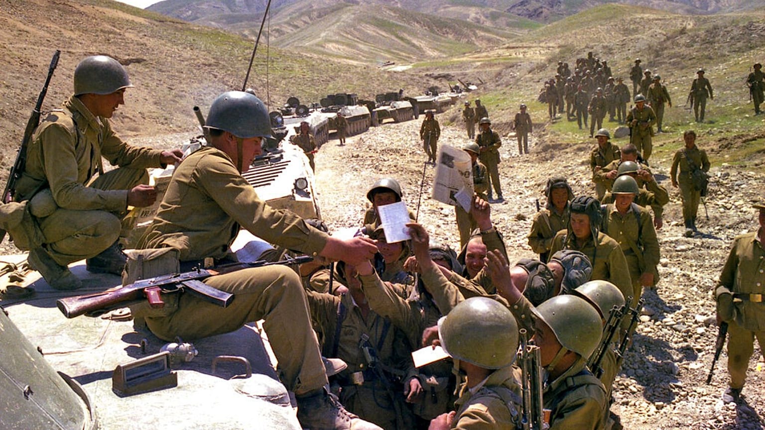 Soviet soldiers in Afghanistan