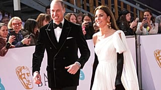 A trónörökös és a walesi hercegné 2023-ban, a BAFTA díjátadó ünnepségére érkezve