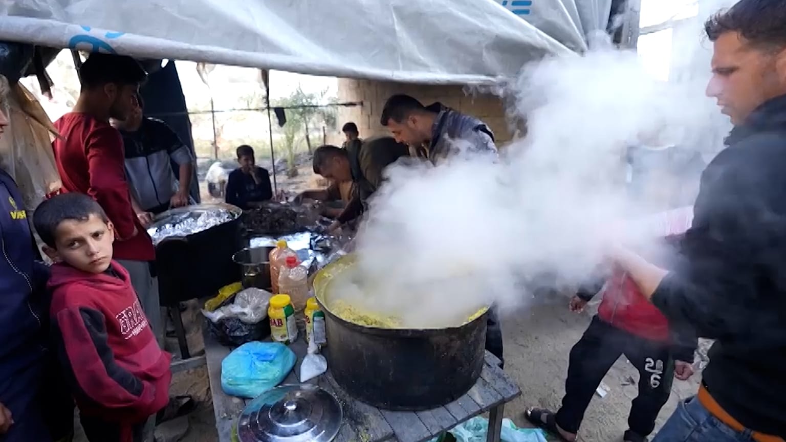 Fastenbrechen im Gazastreifen