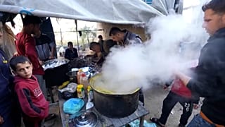 Fastenbrechen im Gazastreifen