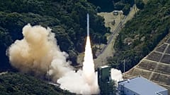 Rakete von Space One kurz vor der Explosion