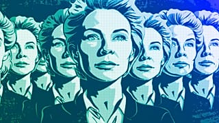 Deepfake clones of European Commission President Ursula von der Leyen, illustration