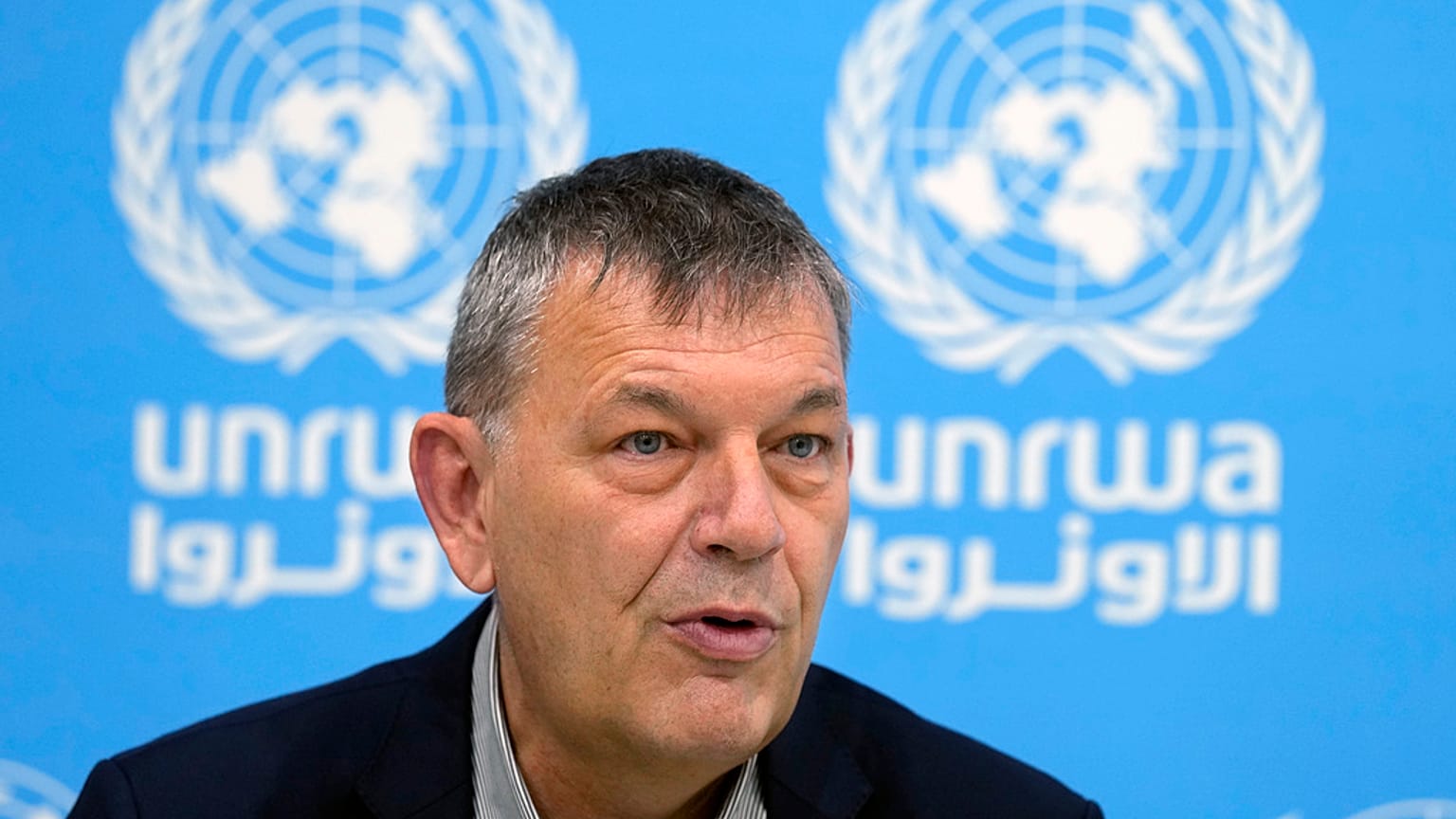Philippe Lazzarini, comisionado general de la Agencia de Naciones Unidas para los Refugiados de Palestina en Oriente Próximo, UNRWA.