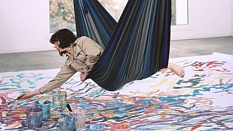 In the hammock (From Labour Series) 