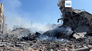 Distruzione dopo i bombardamenti nella Striscia di Gaza