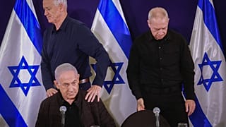 Gantz, Netanjahu és Golant - a háborús kabinet három kulcsszereplője (korábbi felvétel)