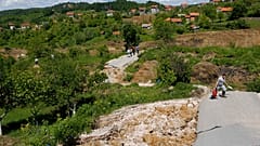 Bosna'da bir yerleşim alanı (arşiv)