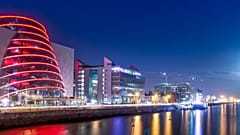Dublin docklands.