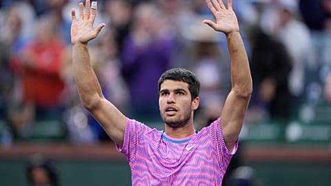 Carlos Alcaraz, en una instantánea tomada en el torneo de Indian Wells, California 