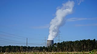 Last day of operation for Germany's RWE nuclear power plant Emsland in Lingen, before it was permamently closed on April 15, 2023.