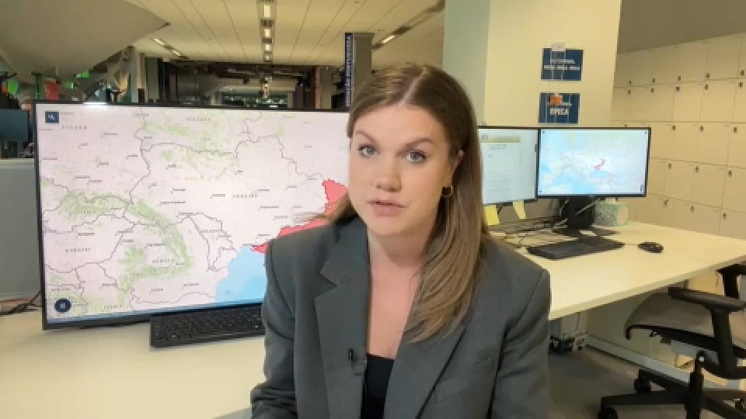 Imagen de la periodista de Euronews Sasha Vakulina.
