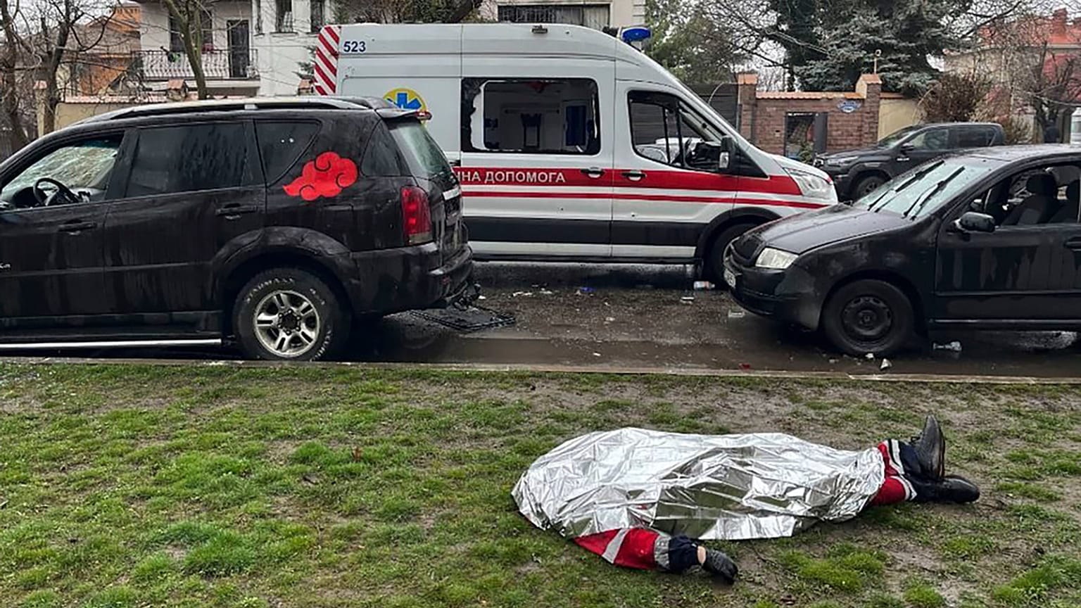 Погибший в результате второго удара украинский медик