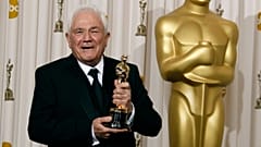 David Seidler poses backstage with the Oscar for best original screenplay for 'The King's Speech' at the 83rd Academy Awards - 2011