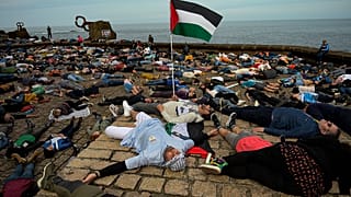 تظاهرة داعمة لغزة في إسبانيا