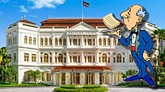 A szingapúri Raffles szálloda, szobainassal