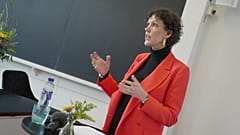Anne Marie Engtoft Meldgaard, Denmark’s tech ambassador, at their strategy launch on March 14.  