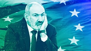Armenian Prime Minister Nikol Pashinyan, illustration