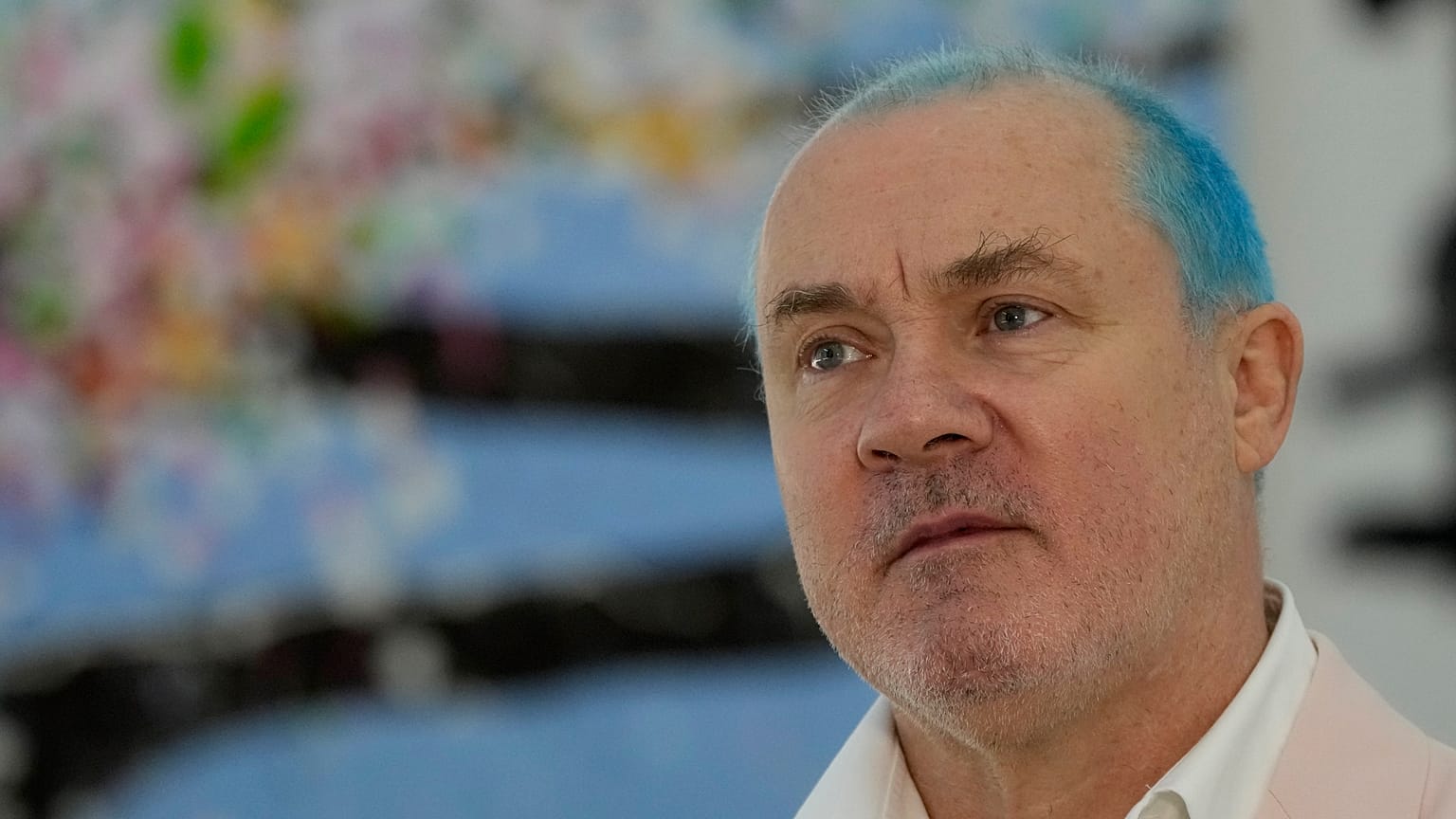 El artista británico Damien Hirst en una foto de archivo de 2021
