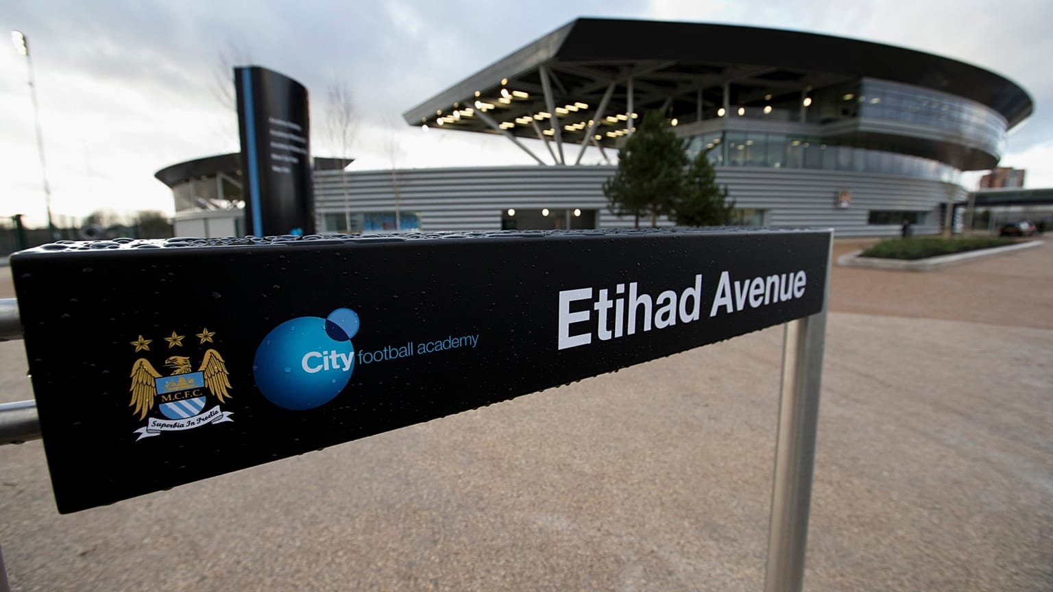 Manchester City's training ground, City Football Academy. 