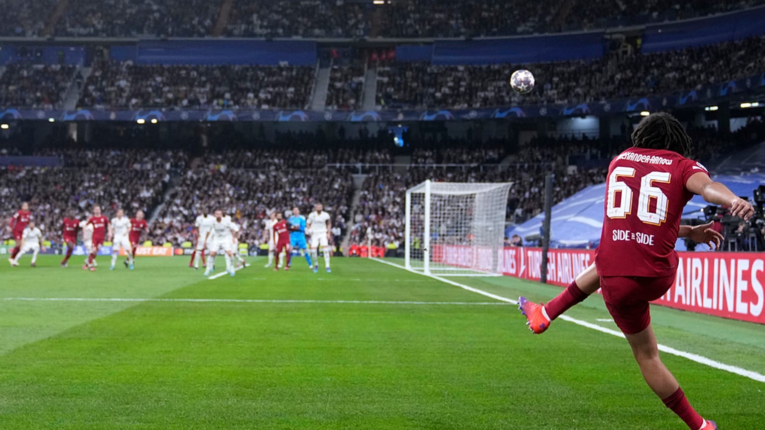 Liverpool'un korner atışı