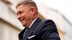 Robert Fico a V4-ek találkozóján Prágában, 2024. február 27-én 