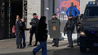 Dispositivo de seguridad en Madrid. Archivo