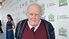 M. Emmet Walsh arrives at the 2014 Film Independent Spirit Awards in Santa Monica, California.