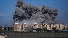 قصف إسرائيلي على وسط غزة. 2024/03/22