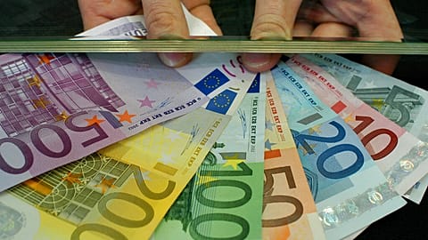 Euro bills