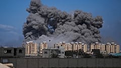 Bombardeos en la Franja de Gaza.