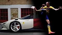 Zlatan Ibrahimović egyik születésnapi ajándékával