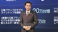 Nissan Chief Executive Makoto Uchida speaks during a press conference in Atsugi, near Tokyo, Monday, March 25, 2024.