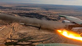This photo taken from video released by the Russian Defense Ministry Press Service on Thursday, March 14, 2024, 