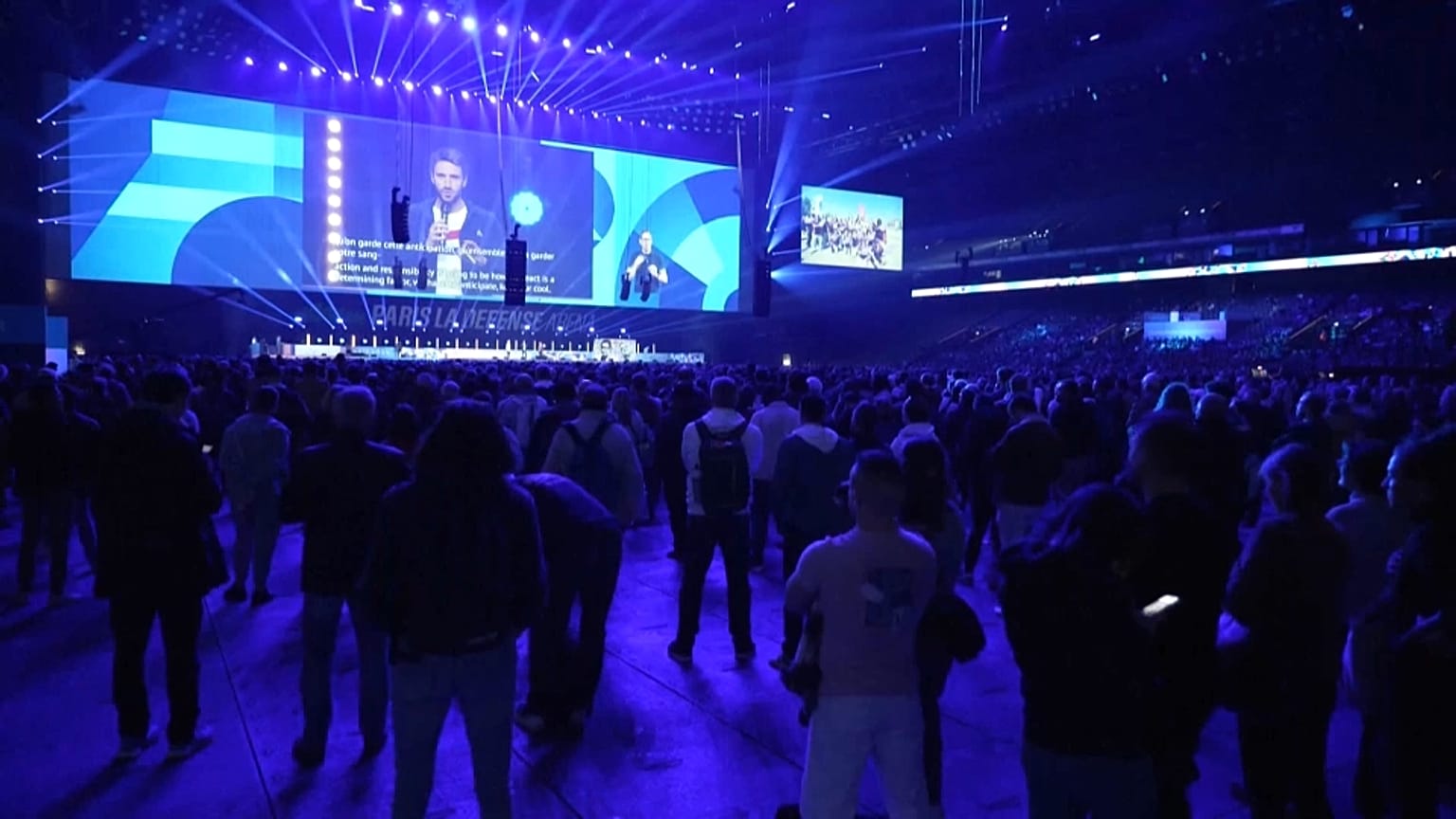 Encuentro de voluntarios en el Estadio de Francia el pasado sábado