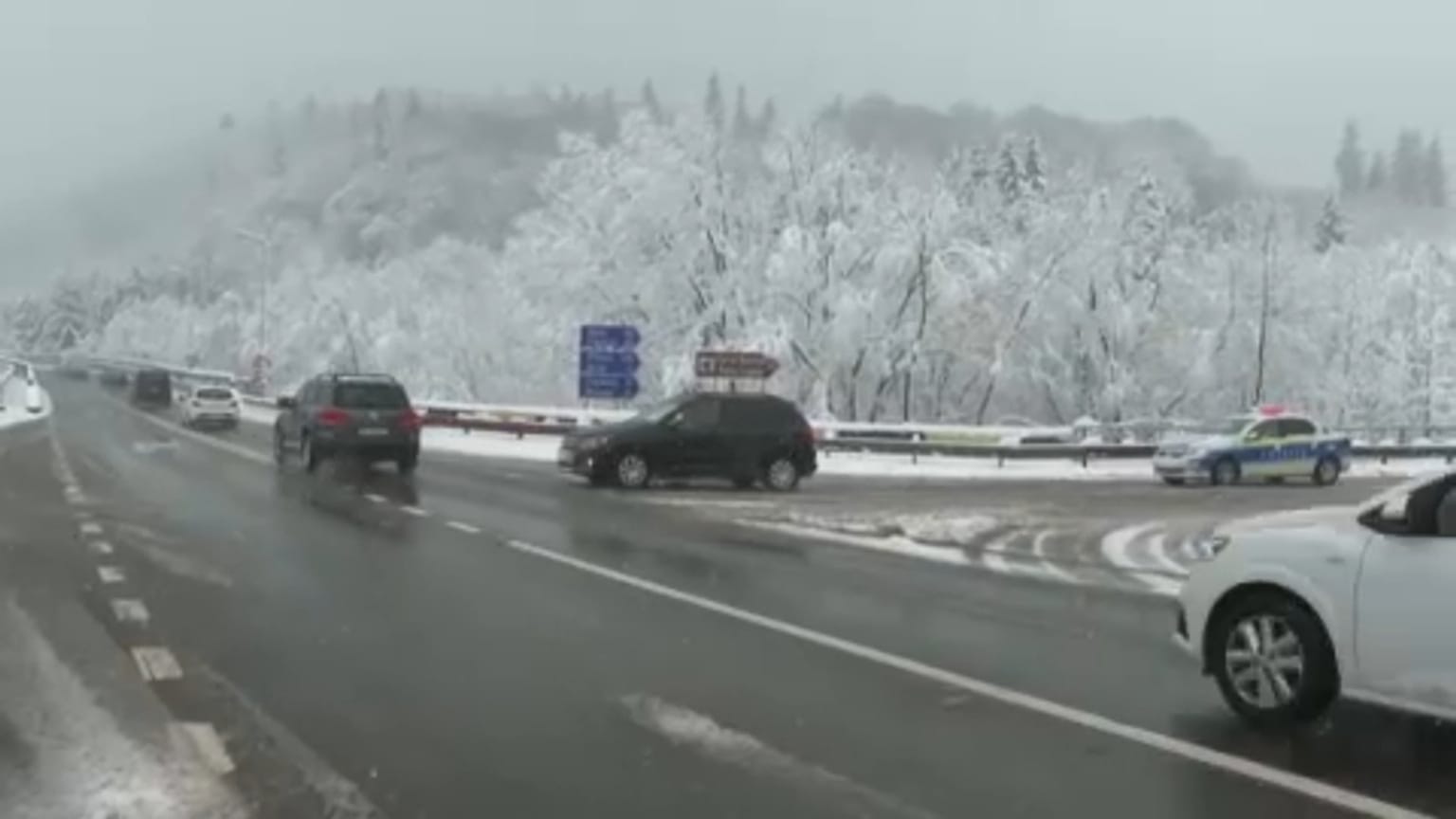 Havas utak Brassó közelében