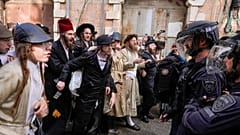 Ultra-Orthodox Jewish men