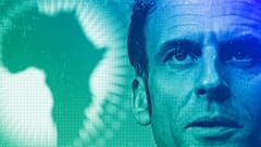 Der französische Präsident Emmanuel Macron während einer Pressekonferenz zum Abschluss eines EU-Afrika-Gipfels in Brüssel, Februar 2022