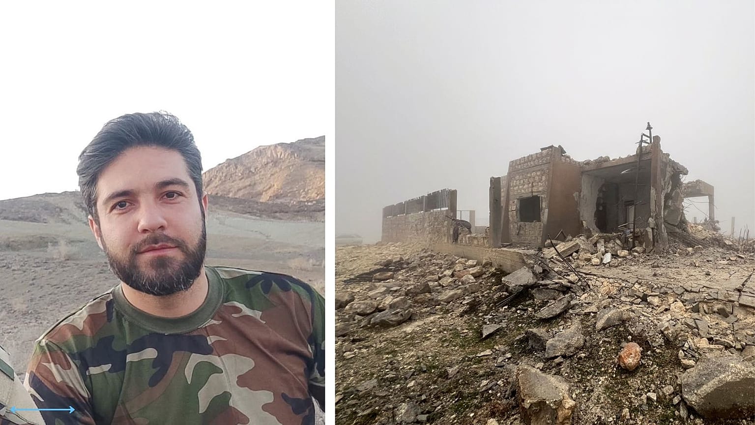  بهروز واحدی سپاه پاسداران و سمت راست تصویر عکس آرشیوی از سوریه