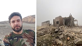 بهروز واحدی سپاه پاسداران و سمت راست تصویر عکس آرشیوی از سوریه