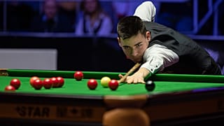 Révész Bulcsú az OMV VI. Magyar Snooker Gálán a Gerevich Aladár Nemzeti Sportcsarnokban 2023. március 4-én.