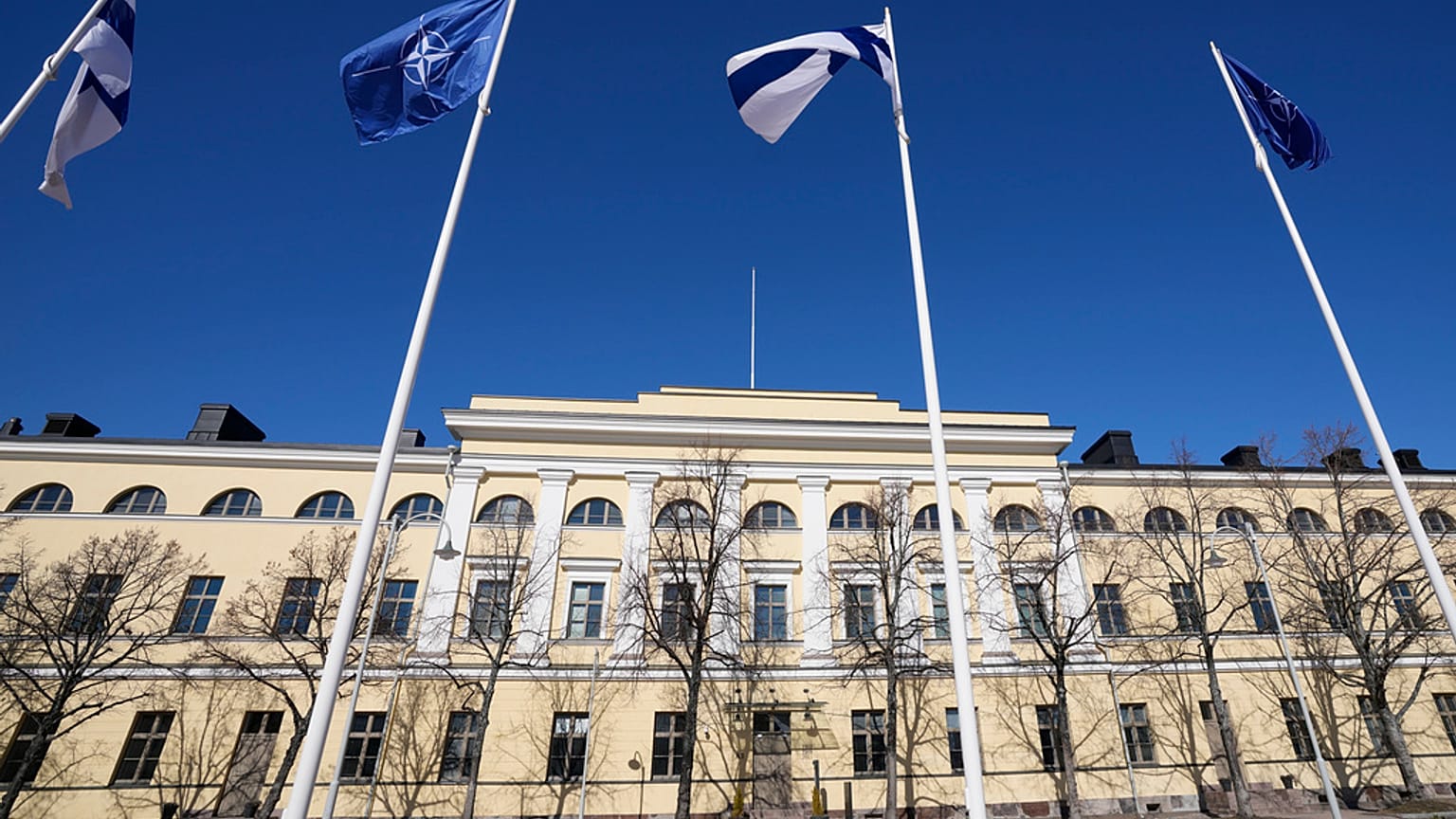 A finn parlament épülete