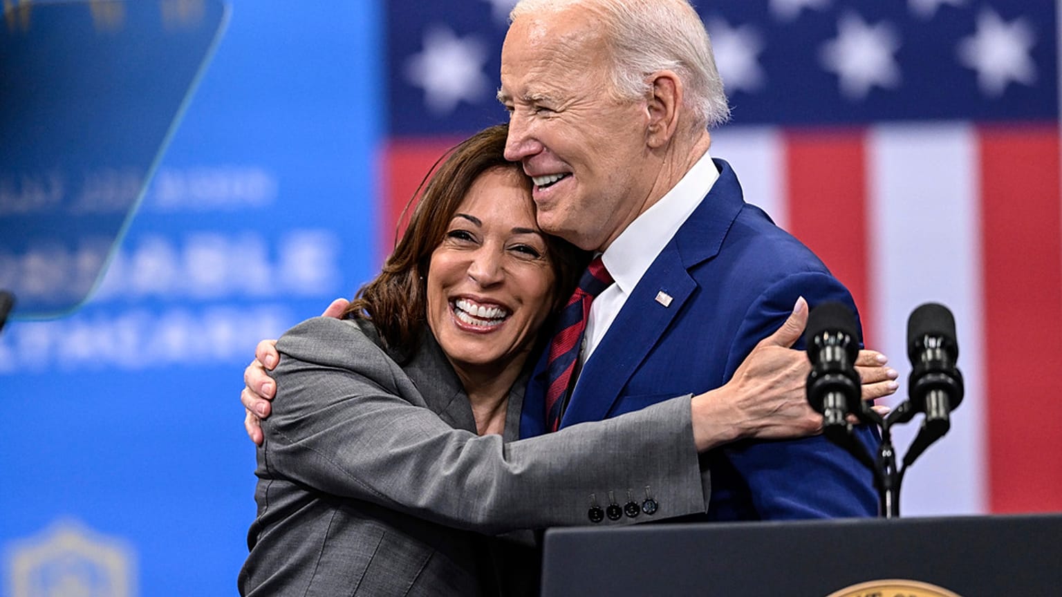 Kamala Harris alelnök és Joe Biden elnök, Raeligh, 2024 március