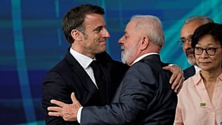 الرئيس البرازيلي ونظيره الفرنسي