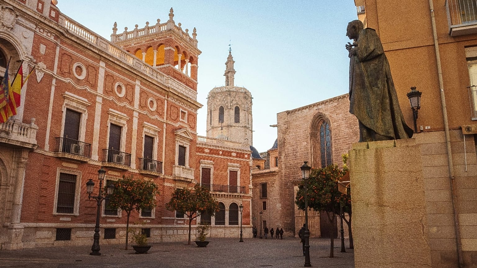 Valencia - pictured here - and its surroundings are some of the best places to visit in Spain during the shoulder season 