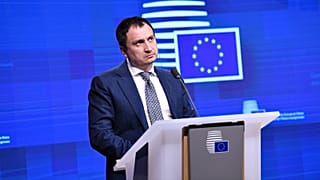 Mykola Solskyi, ministre ukrainien de l'agriculture, s'est rendu à Bruxelles à plusieurs reprises pour discuter du commerce agricole.